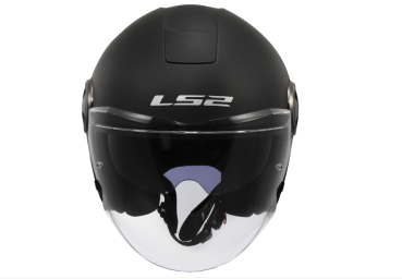 Jethelm - LS2 - OF620 Classy Solid - schwarz-matt